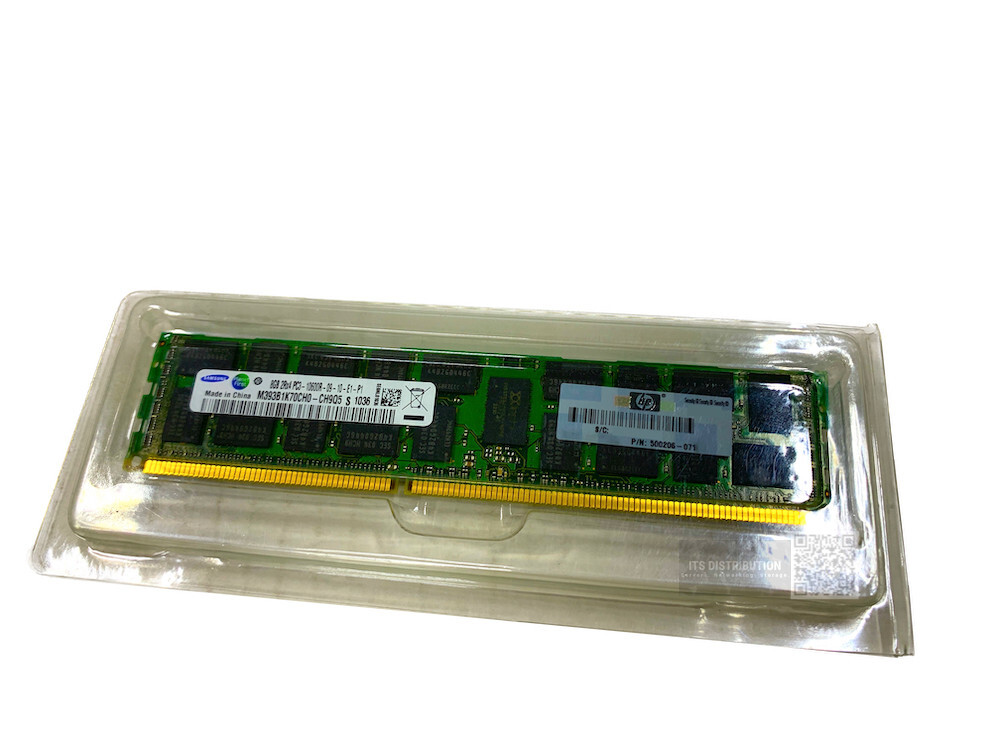 Модуль памяти 8GB (1x8Gb 2Rank) 2Rx4 PC3-8500R-7 Registered DIMM