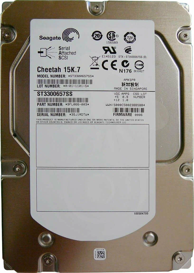 Жесткий диск Seagate SAS 300Gb ST3300657SS (15000rpm) 16Mb