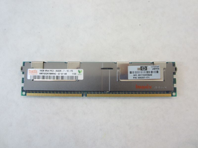 Модуль памяти 16GB (1x16Gb 4Rank) 4Rx4 PC3-8500R-7 Registered DIMM