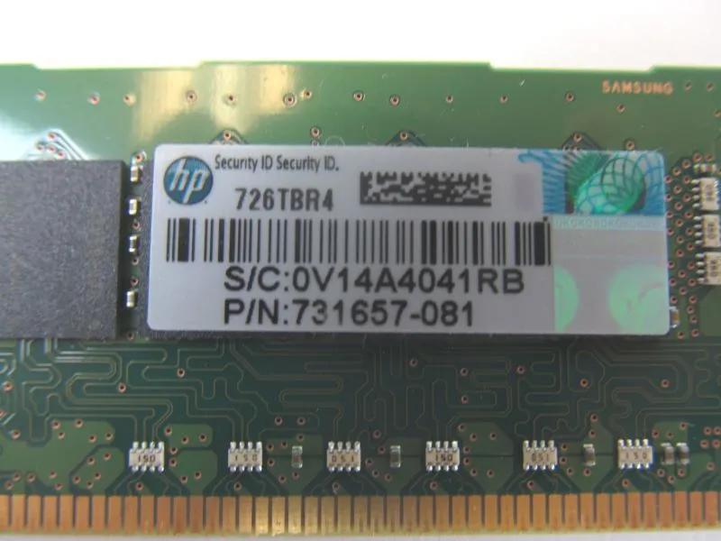 Память 8GB (1x8GB) 1Rx4 PC3-14900R-13 Registered DIMM for only E5-2600v2 DL360p/380p,
