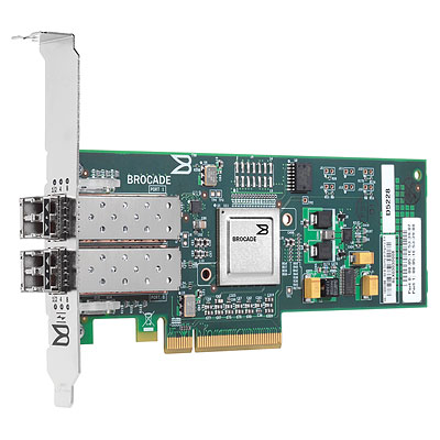 Контроллер HP StorageWorks FCA 82B 8Gb Dual Port FC Host Bus Adapter PCI-E, incl. h/h & f/h. Brckts