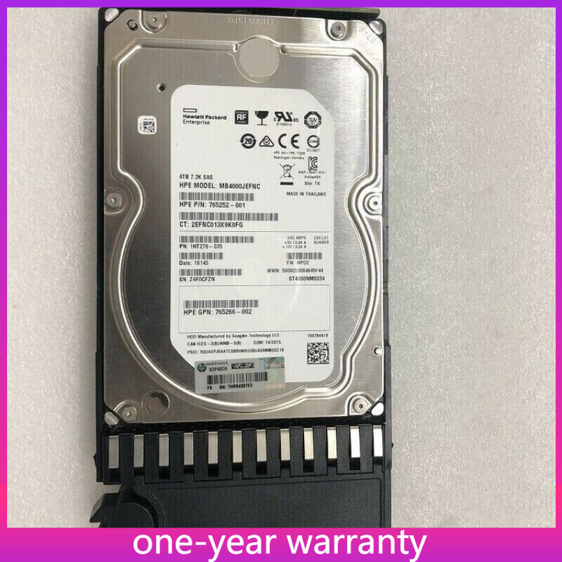 Жесткий диск НР 4TB 7.2K hot plug 3.5" Dual-port 6G MDL SAS LFF HDD for P2000 and MSA2040 only