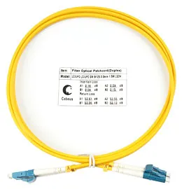 Шнур оптический duplex LC-LC 9/125 sm 1,5м LSZH