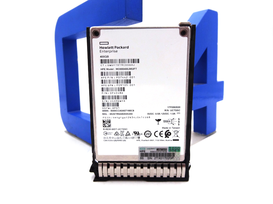 Накопитель HPE 400GB SAS MU SFF SC DS SSD- SPARE