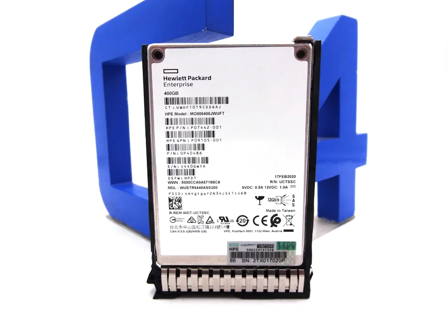 Накопитель HPE 400GB SAS MU SFF SC DS SSD- SPARE