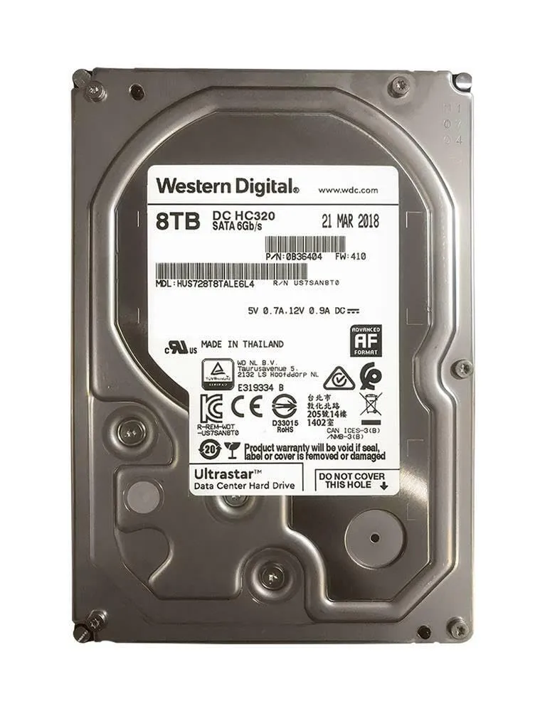 Жесткий диск для серверов Western Digital 8TB HUS728T8TALE6L4