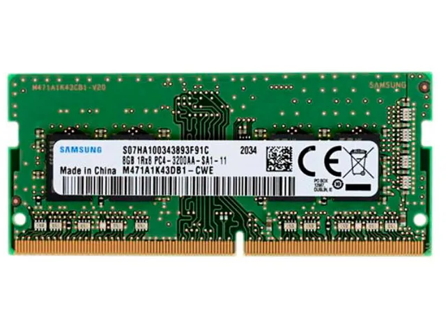 Модуль памяти Samsung DDR4 8GB UNB SODIMM 3200, 1.2V
